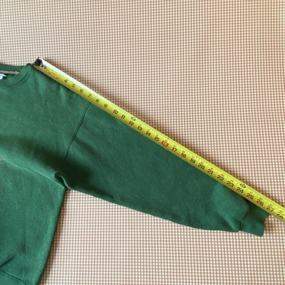 Vintage Lee Heavyweight green crewneck Eagle embroidery. Made in USA.Size medium - Picture 10 of 16